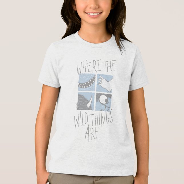 Camiseta Onde Vivem os Monstros | Gráfico Quadrado (Frente)