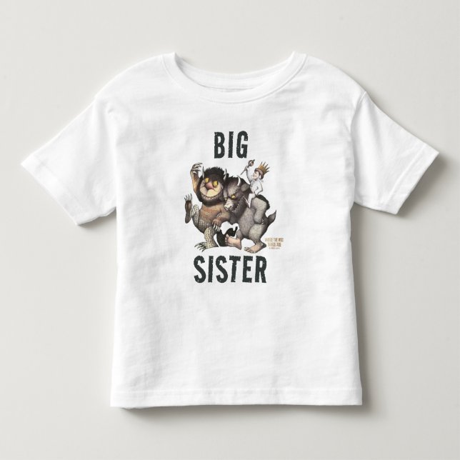 Camiseta Onde Vivem os Monstros | Irmã Mais Velha (Frente)