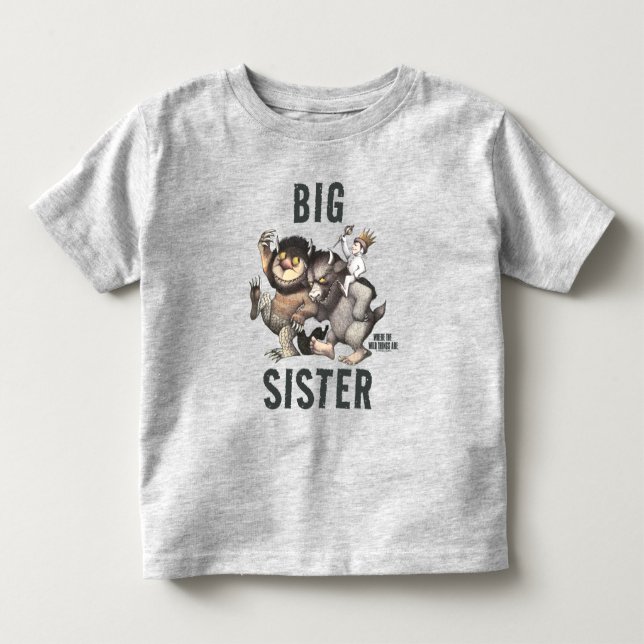 Camiseta Onde Vivem os Monstros | Irmã Mais Velha (Frente)