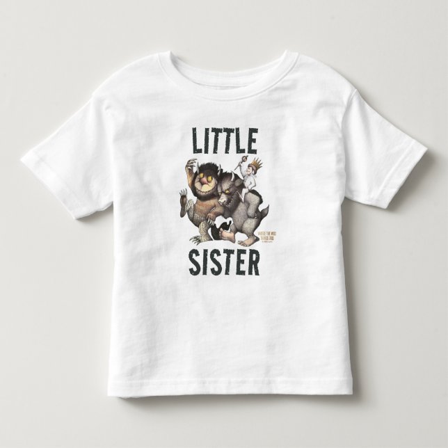 Camiseta Onde Vivem os Monstros | Irmãzinha (Frente)