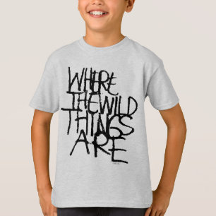 Camiseta Onde Vivem os Monstros Manuscrito
