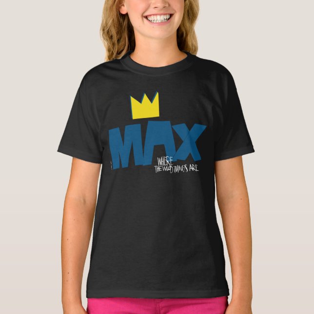 Camiseta Onde Vivem os Monstros | Max e Coroa (Frente)