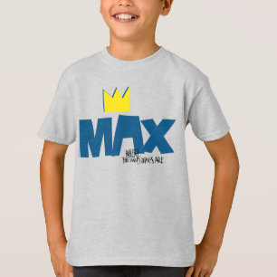 Camiseta Onde Vivem os Monstros   Max e Coroa