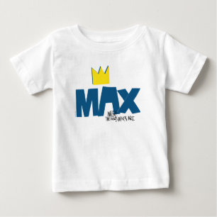 Camiseta Onde Vivem os Monstros   Max e Coroa