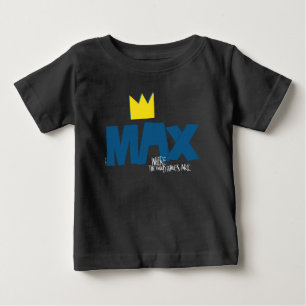 Camiseta Onde Vivem os Monstros Max e Coroa