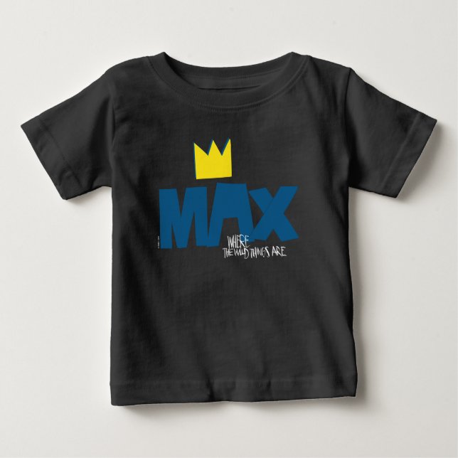 Camiseta Onde Vivem os Monstros | Max e Coroa (Frente)