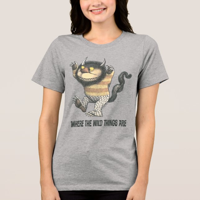 Camiseta Onde Vivem os Monstros | Monstro Selvagem (Frente)
