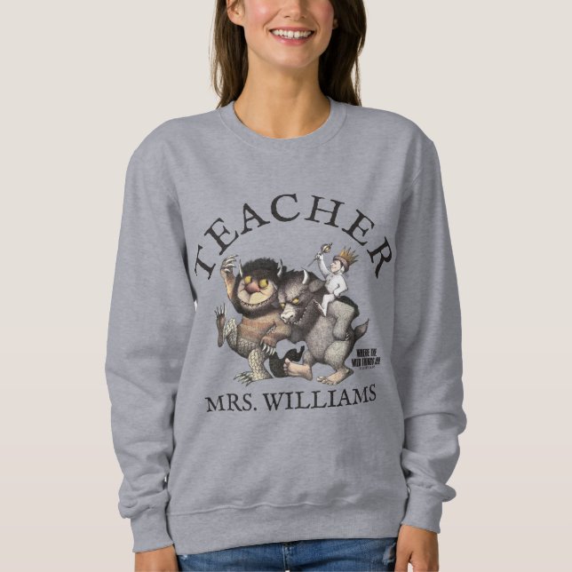 Camiseta Onde Vivem os Monstros Professor (Frente)