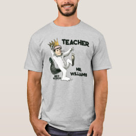 Camiseta Onde Vivem os Monstros Professor
