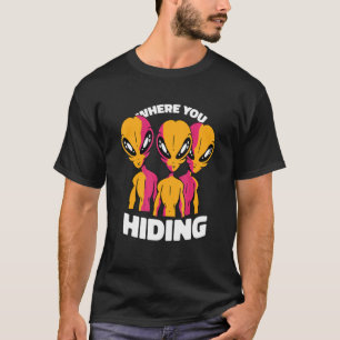 Camiseta Onde Você Esconde A Acreditação Em Aliens E Ufo