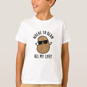 Camiseta Onde Ya Bean Toda Minha Vida Engraçada Legume