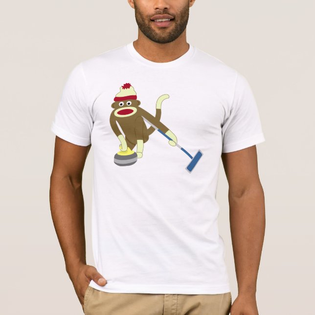 Camiseta Ondulação olímpica do macaco da peúga (Frente)