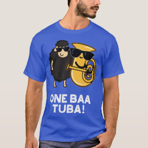 Camiseta One Baa Tuba Engraçado Música Ovino