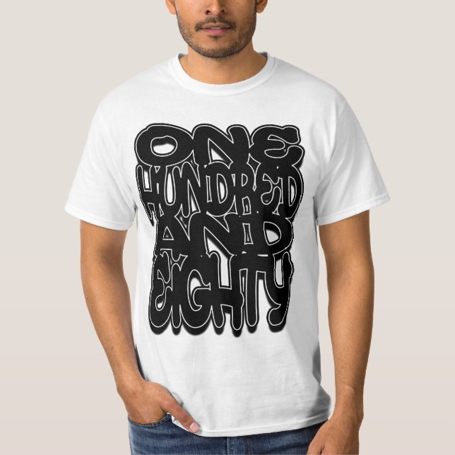 Camiseta One Hundred and Eighty (Frente)