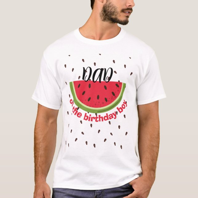 Camiseta One in a Melon 1st Birthday Party (Frente)