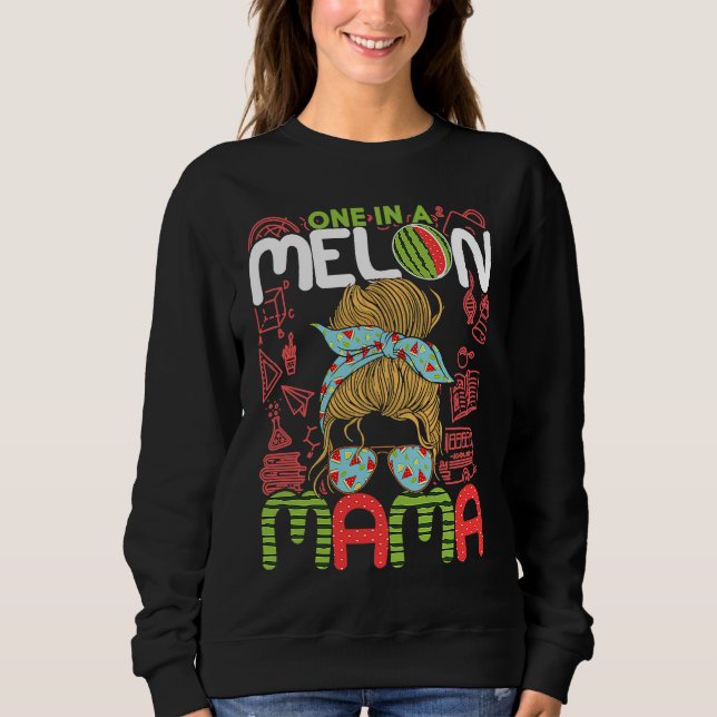 Camiseta One In A Melon Mama  Watermelon Family Matching Ou (Frente)