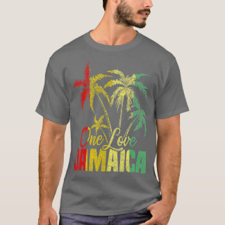 Camiseta One Love Jamaica Caribe Férias Reggae