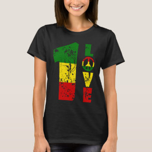 Camiseta One Love Jamaica Rasta Reggae Music Caribe