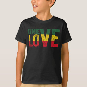 Camiseta One Love Jamaican Rasta Reggae