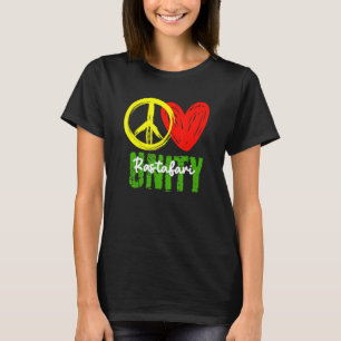 Camiseta One Love Peace Love Unity Reggage Roots Jamaica Ra