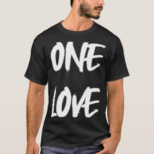 Camiseta One Love Rasta dizendo