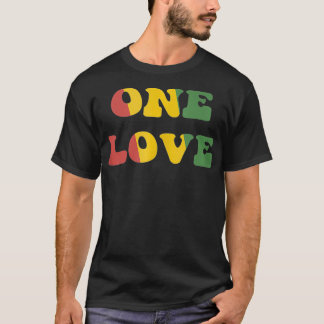 Camiseta One Love Rasta Rastafari Reggae Music Roots Jamaic