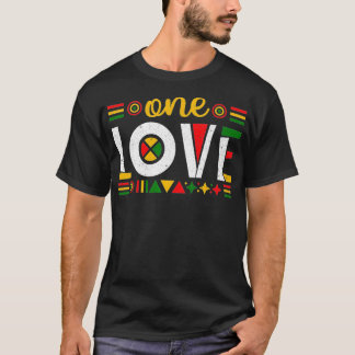 Camiseta One Love Rasta Reggae Jamaica Music Lover of boku 