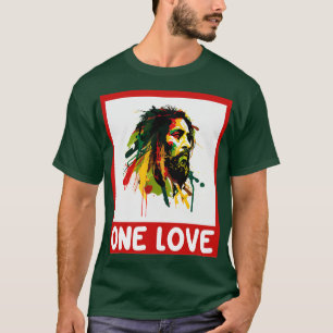 Camiseta One Love Rastafari Rasta Reggae