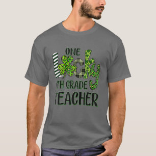 Camiseta One Lucky 6Th Grade Shamrock Teacher St Patrick's