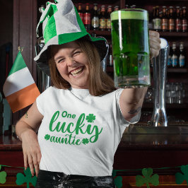 Camiseta One Lucky Auntie Funny St Patrick Day