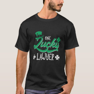 Camiseta One Lucky Lawyer Patrick's Day Clover Lucky Day