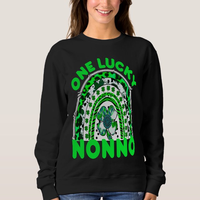 Camiseta One Lucky Nonno Good Luck Green Rainbow Shamrock L (Frente)