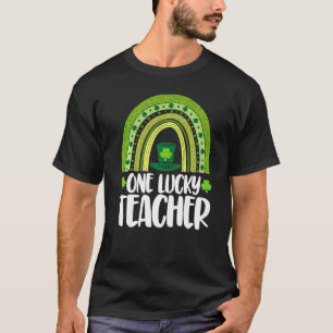 Camiseta One Lucky Teacher Blessed Men St Patrick's Day Rai