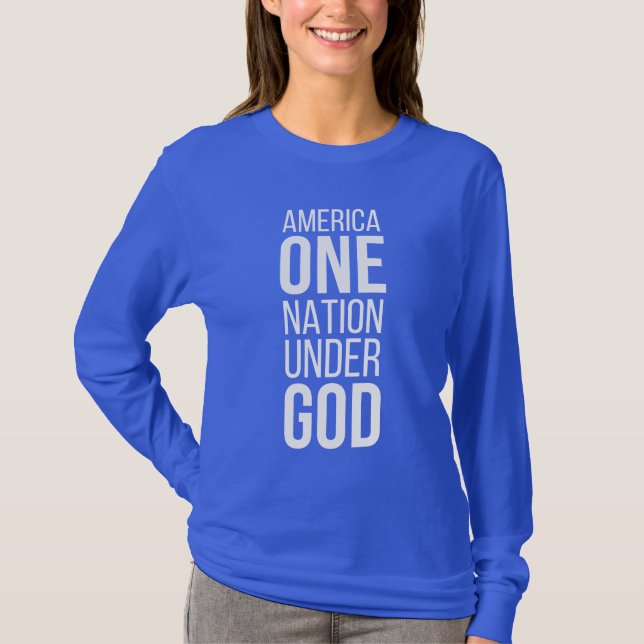 Camiseta One Nation Under God (Frente)