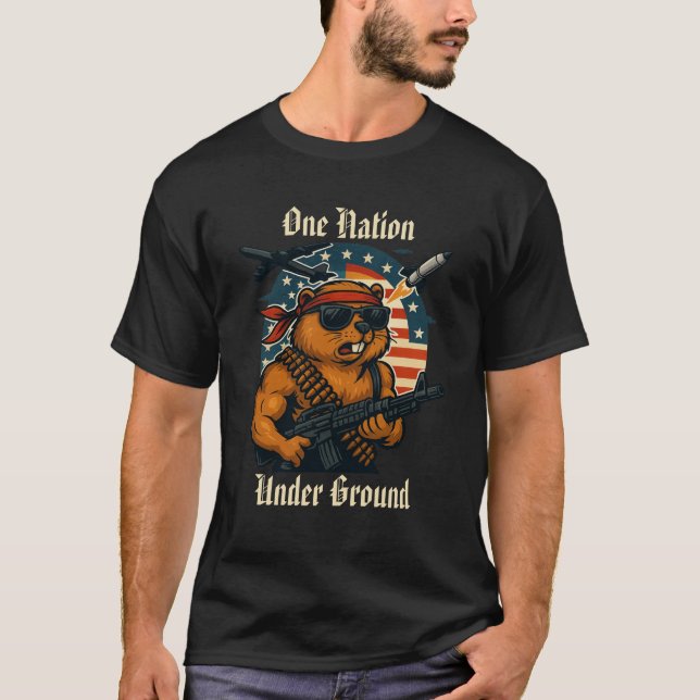 Camiseta One Nation Under Ground - Dark Shirts (Frente)