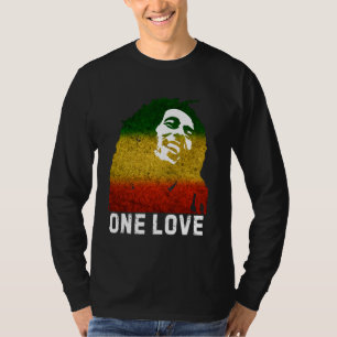 Camiseta One Reggae Love Music Rastafarian Jamaica R