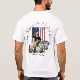 Camiseta One Republic under God Washington Number14