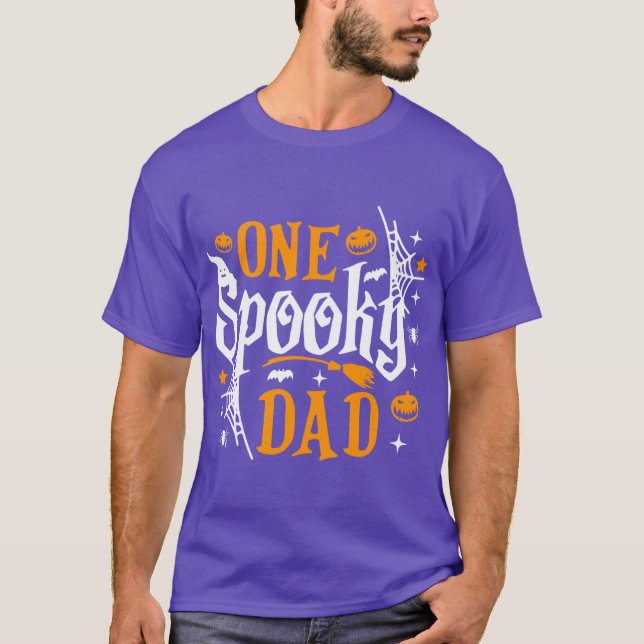 Camiseta One Spooky Dad boy boy (Frente)