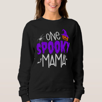 Camiseta One Spooky Mama Pumpkin Halloween Holiday