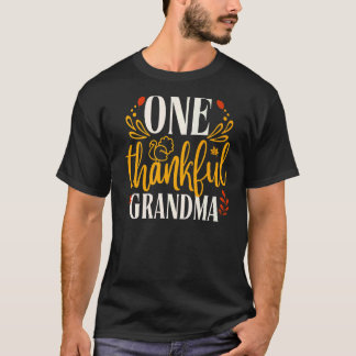 Camiseta One Thankful Grandma Thanksgiving Day 2022 Family