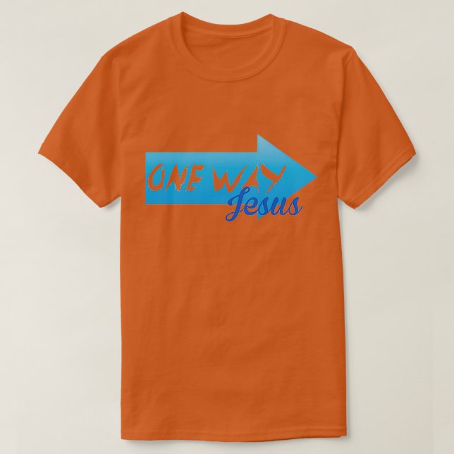 Camiseta One Way Jesus 3 (Frente do Design)