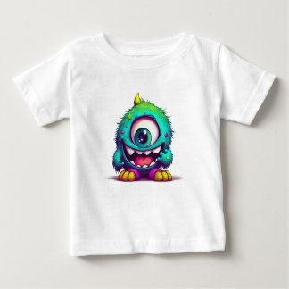 Camiseta Onecru B é o mini monstro alegre de um só olho