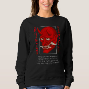 Camiseta Oni Demon Japan Mask Black Red Designer