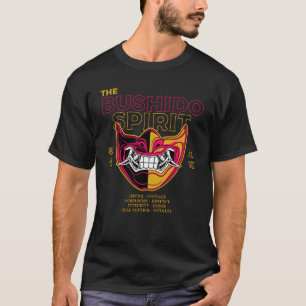 Camiseta Oni Máscara Cultura Japonesa - O Espírito Bushido
