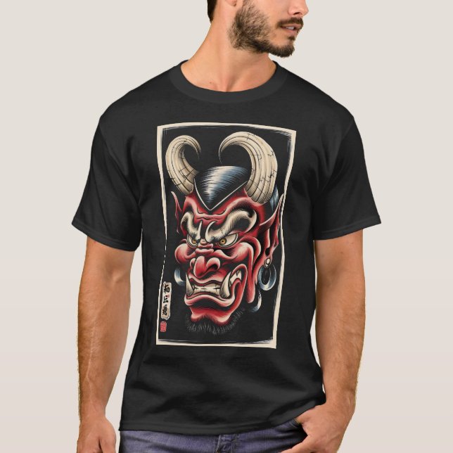 Camiseta Oni Mask Japonês (Frente)