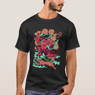 Camiseta Oni Ogre Demon Kuniyoshi Monster Uki, Japonês lega