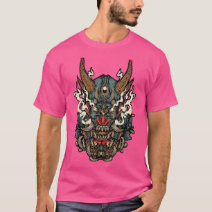 Camiseta Oni Yokai Demon Mystic Legend Angry Japan Mytho