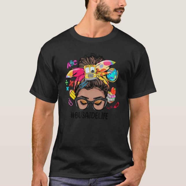 Camiseta Ônibus Aide A Vida Maldita Manda As Negras De Volt (Frente)