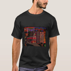 Camiseta ônibus de dois andares Kowloon Walled City T-Shir