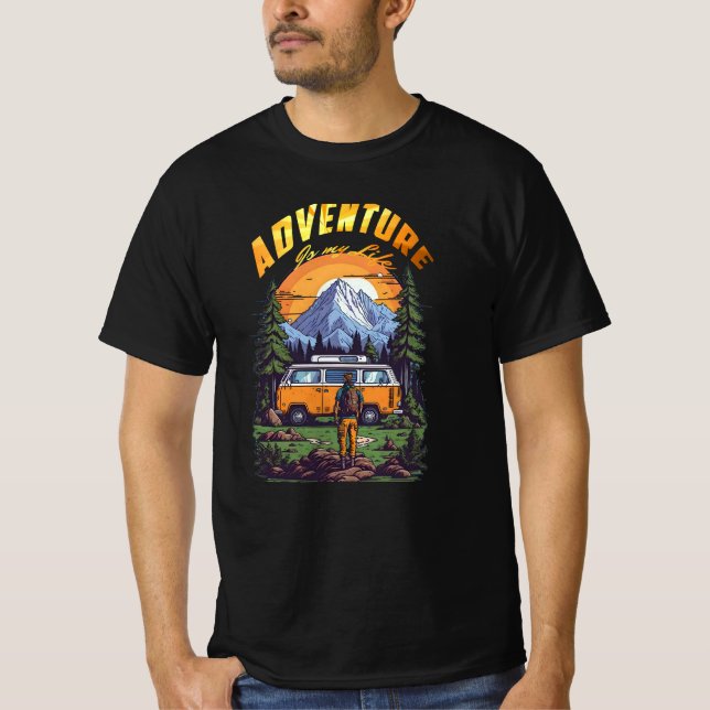 Camiseta Ônibus de viagem de empreendimento externo (Frente)